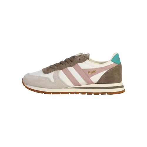 Gola Daytona Chute Sneaker für Damen, Off-White/Rhino/Chalk Pink, 11 von Gola