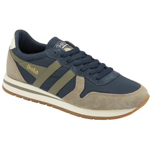 Gola Daytona Chute Sneaker für Herren, Marineblau/Rhino/Khaki, 44 EU von Gola