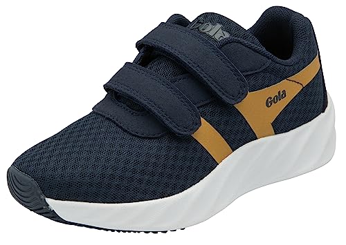 Gola Draken Twin Bar QF Road Running Shoe, Navy/Deep Sun, 27 EU von Gola