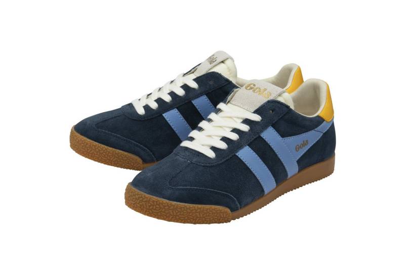 Gola Elan 2024 navyblau/hellblau/gelb Damen Sneaker von Gola