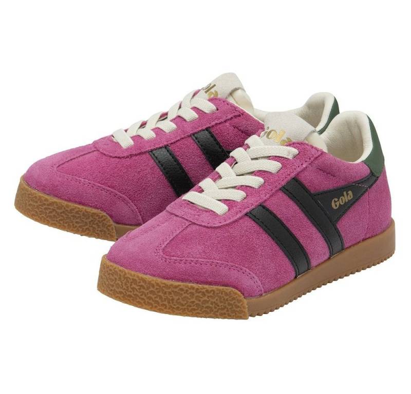 Gola Elan 2025 (Wildleder,Schnürverschluss) fuchsiapink/schwarz/immergrün Sneaker von Gola