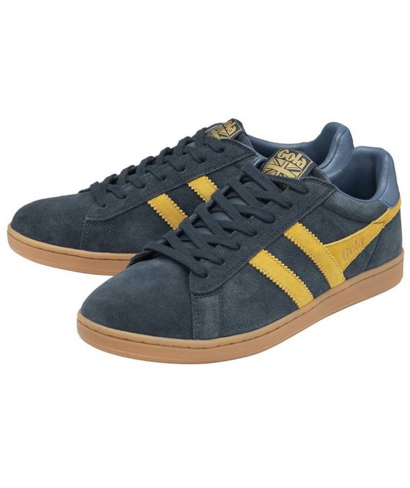 Gola Equipe II Suede-Leder 2025 navyblau/sonnengelb/hellblau Herren Sneaker von Gola