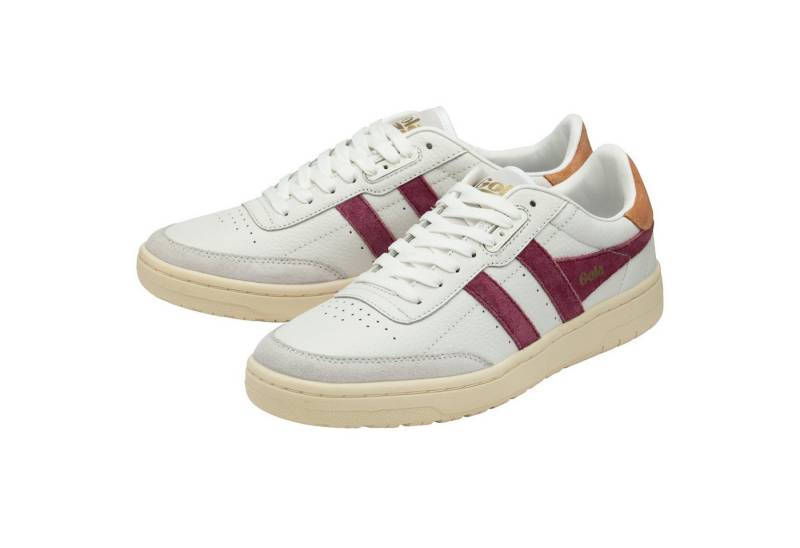 Gola Falcon Leder 2024 weiss/magenta/terracottarot Damen Sneaker von Gola