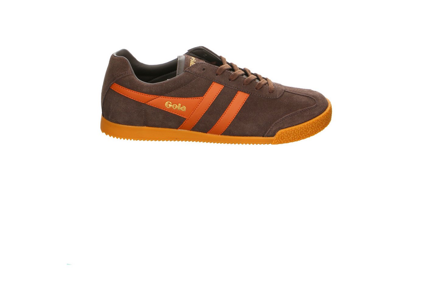 Gola Gola Harrier Suede Velour Schnürschuhe braun Schnürschuh von Gola
