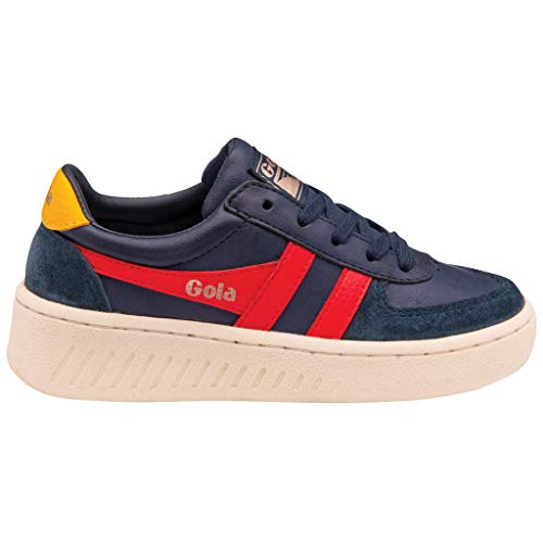 Gola Grandslam Classic Sneaker, Navy/Red/Sun, 33 EU von Gola
