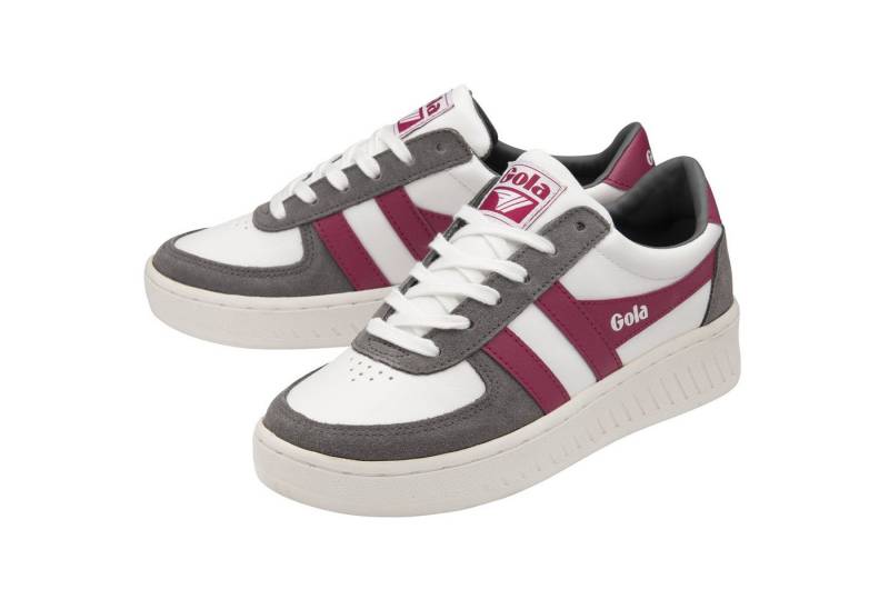 Gola Grandslam Pure weiss/ashgrau/fuchsia Damen Sneaker von Gola