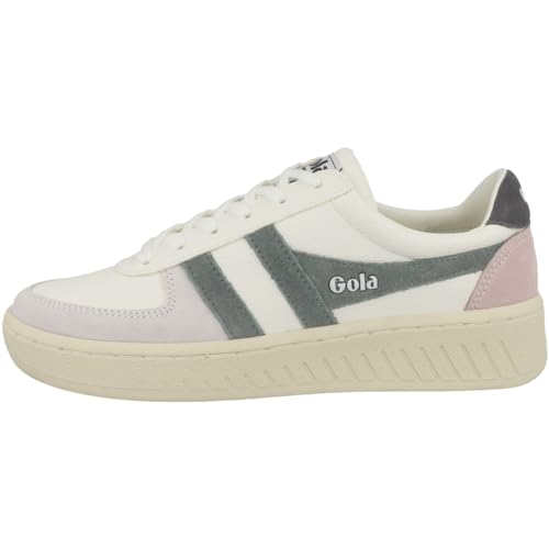 Gola Unisex Grandslam Trident Sneaker, White/Slate/Shadow, 38 EU Gola Unisex Grandslam Trident Sneaker, White/Slate/Shadow, 38 EU von Gola