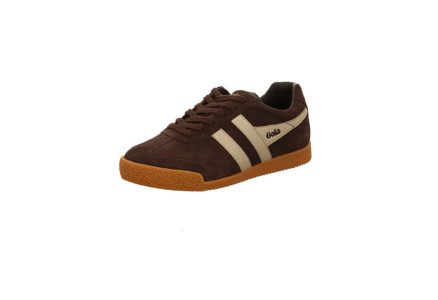Gola HARRIER MIRROR MOCHA/GOLD/GUM, Schnürschuh von Gola