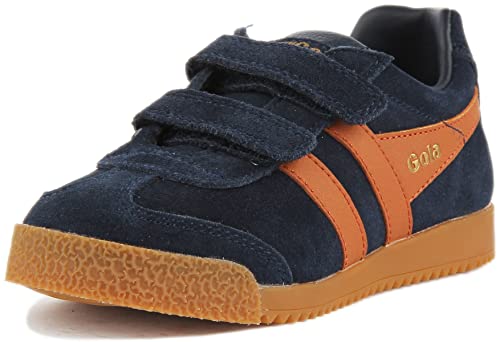 Gola Harrier Strap Sneaker, Navy/Moody Orange, 31 EU von Gola