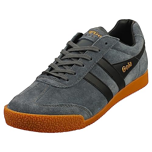 Gola Harrier Suede Damenschuh Sneaker (Graphite/Black, Numeric_38) von Gola