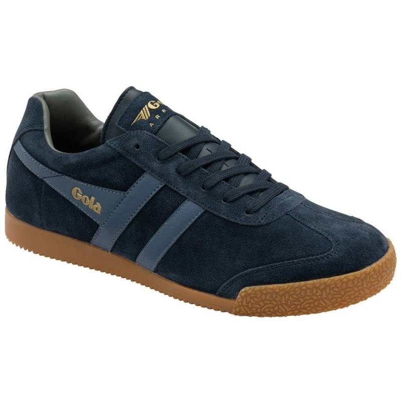 Gola Harrier Suede-Leder navyblau/moonlight/ash Herren Sneaker von Gola
