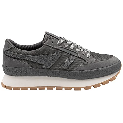 Gola Herren Alpine Low Sneaker, Shadow/Gum, 41 EU von Gola