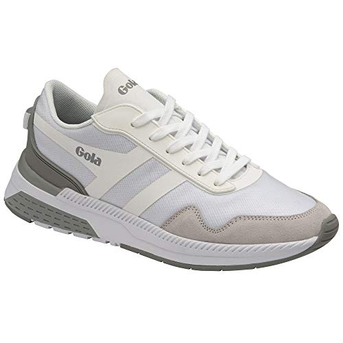 Gola Herren Atomics Road Running Shoe, White/Grey, 41 EU von Gola