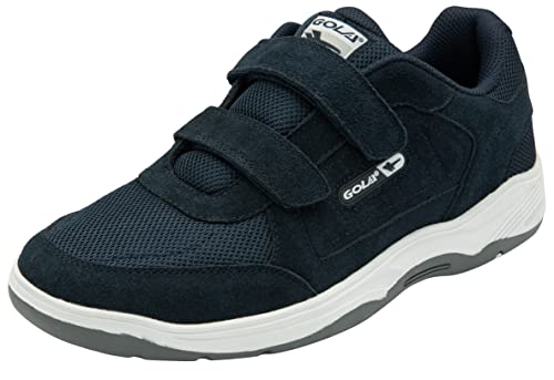 Gola Herren Belmont 2 Suede Wide Twin BAR Walking Shoe, Navy, 41 EU von Gola