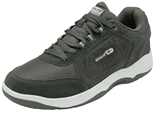 Gola Herren Belmont 2 Suede Wide Walking Shoe, Charcoal, 42 EU von Gola