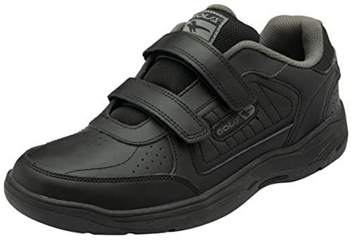 Gola Herren Belmont 2 Wide Twin BAR Walking Shoe, Black, 42 EU Weit von Gola