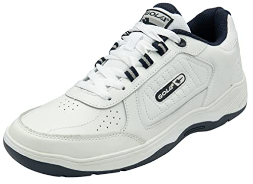 Gola Herren Belmont 2 Wide Walking Shoe, White/Navy, 48 EU von Gola