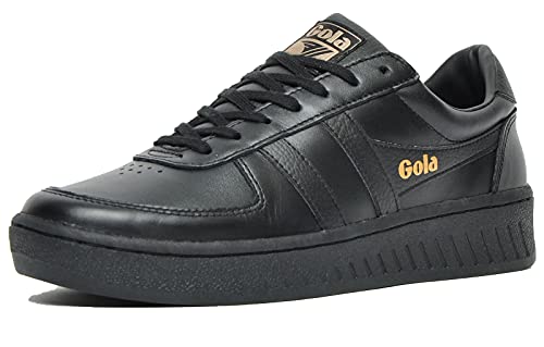 Gola Herren Grandslam Leather Sneaker, Schwarz Schwarz Schwarz, 42 EU von Gola