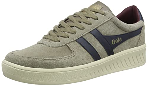 Gola Herren Grandslam Suede Sneaker, Rhino/Navy/Burgundy, 41 EU von Gola