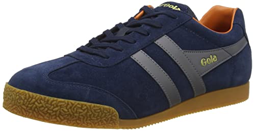 Gola Herren Harrier Sneaker, Navy/Ash/Moody Orange, 41 EU von Gola