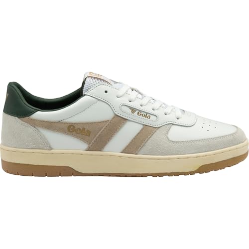 Gola Herren Hawk Schuhe, White-Bone-Dark Khaki, 45 Gola Herren Hawk Schuhe, White-Bone-Dark Khaki, 45 von Gola