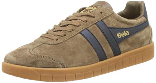 Gola Herren Hurricane Suede Sneaker, Tobacco/Navy/Gum, 43 EU von Gola