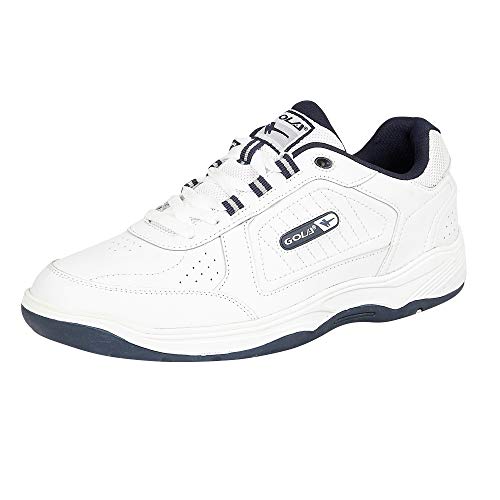 Gola Herren Schnürschuhe Breit EE Fit Leder Sport Turnschuhe - Herren, Weiß Marineblau, 7 UK / 41 EU / 8 US Gola Herren Schnürschuhe Breit EE Fit Leder Sport Turnschuhe - Herren, Weiß Marineblau, 7 UK / 41 EU / 8 US von Gola