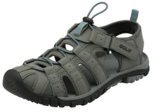 Gola Herren Shingle 4 Walking Shoe, Grey/Black/Blue, 44 EU von Gola