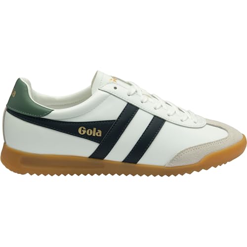 Gola Unisex Torpedo Leather Sneaker, White/Navy/Sage, 44 EU Gola Unisex Torpedo Leather Sneaker, White/Navy/Sage, 44 EU von Gola