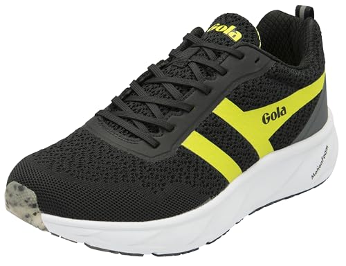 Gola Herren Typhoon RMD Straßen-Laufschuh, Black/Volt/Grey, 50 EU von Gola