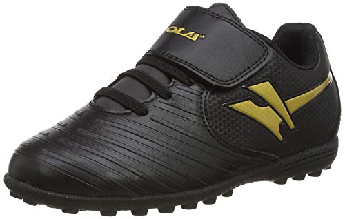 Gola Jungen Mizar VX QF Fußballschuh, Black Black Gold, 28 EU von Gola