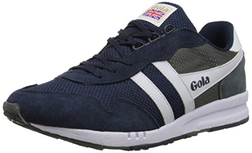 Gola Katana, Herren Sneaker Low-Tops, Blau - Navy/Grey/White - Größe: 43 von Gola