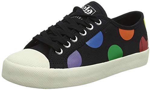 Gola Mädchen Coaster Spot Sneaker, Schwarz Black Multi Bz, 36 EU von Gola