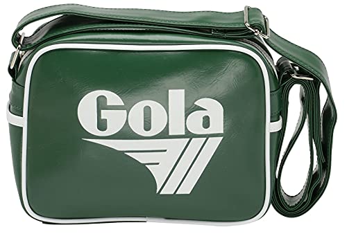 Gola Micro Redford, Unisex-Erwachsene Kuriertasche, Grün (Bottle Green/White) von Gola