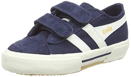 Gola Super Quarter Velcro Sneaker, Navy/Off White, 29 EU von Gola