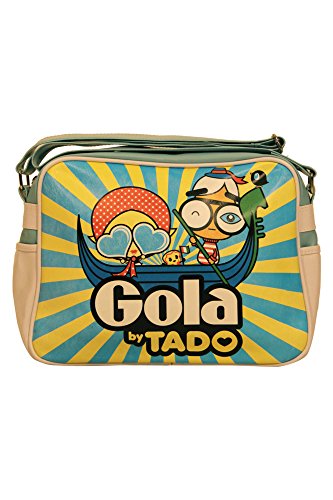 Gola TUB357 REDFORD GONDOLA Umhängetasche Damen weiß LT.BLUE/YELLOW/WHITE UNI von Gola