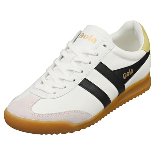 Gola Torpedo Leather Damen Schnürer in Weiß, Größe 42 von Gola