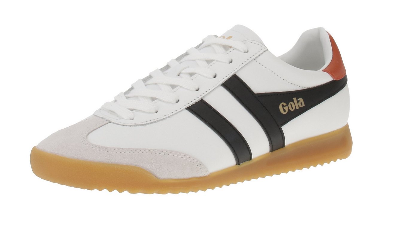 Gola Torpedo Leather White-Black-M.Orange Sneaker Gola Torpedo Leather White-Black-M.Orange Sneaker von Gola