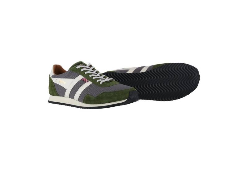 Gola Track Mesh 2 317 - Made in England - dunkelgrau/grün/offwhite Herren Sneaker von Gola