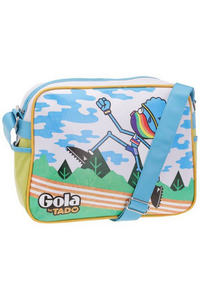 Gola Umhängetasche, Weiße Damenschultertasche mit verstellbarem Gurt und praktischem Desi von Gola