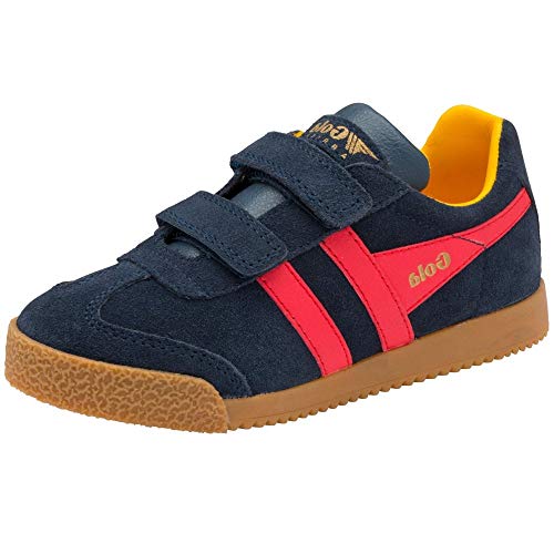 Gola Unisex Baby Harrier Velcro Sneaker, Navy Red Sun von Gola