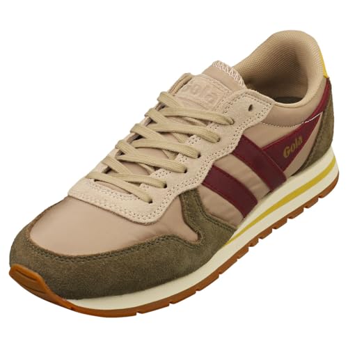 Gola Unisex Daytona Chute Sneaker, Bone/Khaki/Cerise, 41 EU Gola Unisex Daytona Chute Sneaker, Bone/Khaki/Cerise, 41 EU von Gola
