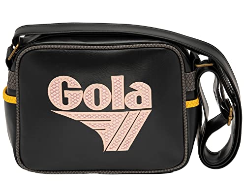 Gola Unisex Micro Redford Trident Umhngetasche, Schwarz/Mehrfarbig, small von Gola