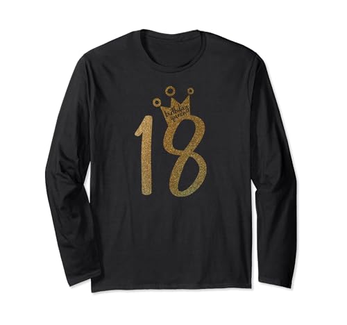 Süßes goldenes Shirt zum 18. Geburtstag für Mädchen Langarmshirt Süßes goldenes Shirt zum 18. Geburtstag für Mädchen Langarmshirt von Gold 18th Birthday TShirt Queen Shirt