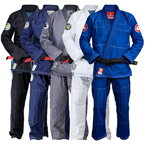 Gold BJJ Jiu Jitsu Gi – Aeroweave Ultra Lightweight Gi – Sanforisierte brasilianische Jiu Jitsu Uniform für Herren von Gold BJJ