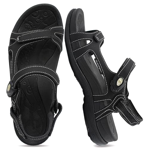 Gold Pigeon Shoes SIGNATURE Comfort Walking Ergonomische Slides Sandalen für Damen, Schwarz, 10-10.5 Gold Pigeon Shoes SIGNATURE Comfort Walking Ergonomische Slides Sandalen für Damen, Schwarz, 10-10.5 von Gold Pigeon Shoes