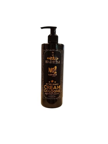 Gold Style After Shave Cream Cologne Nr.1 – 400 ml | Lang anhaltende Frische & Pflege nach der Rasur von Gold Style