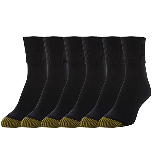 Gold Toe Damen Casual Socken Gr. Medium, Schwarz von Gold Toe