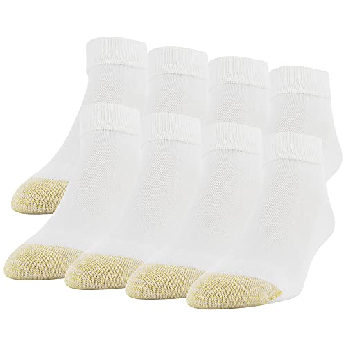 Gold Toe Men's Cotton Sport LinerSock, 6-Pack, White, 10-13 von Gold Toe