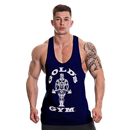 Gold's Gym Herren Muscle Joe Premium Stringer Weste, Navy, XL von Gold's Gym